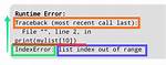 Python Traceback