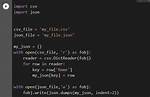 Python Turning Csv to Json with Headers