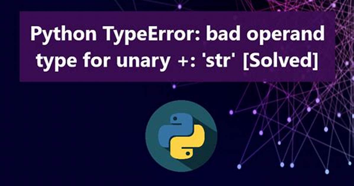 Python Typeerror: Bad Operand Type for Unary -: 'Tuple'