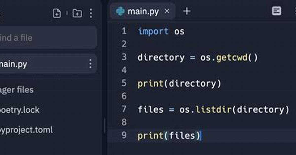 Python: Understanding Os. Listdir() Method