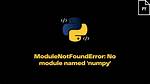 Python3.10 with Numpy - Modulenotfounderror: No Module Named 'Numpy. Core. _Multiarray_Umath'