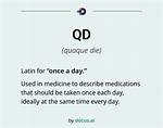 Qd Abbreviation