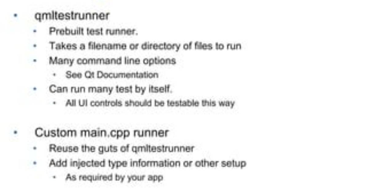 Qml Unit Testing: Running Qmltestrunner