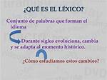 Que Es Lexico