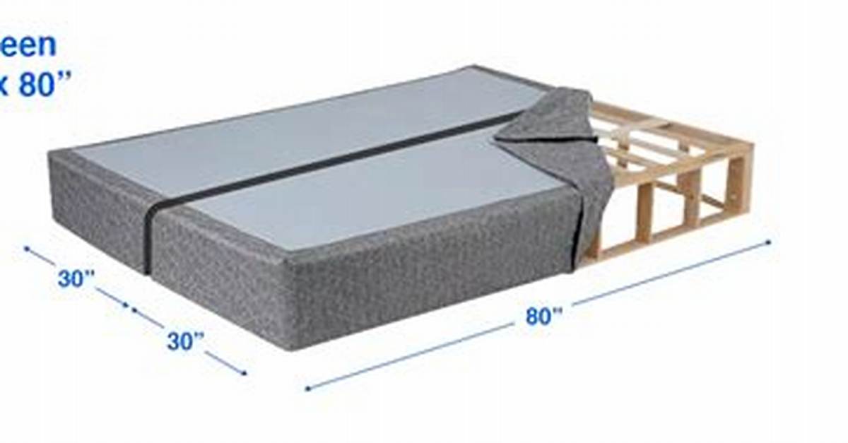 Queen Size Split Box Spring