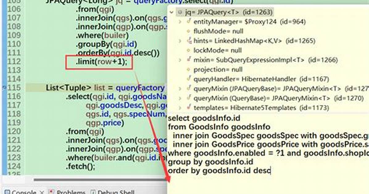 Querydsl Limit Record Example