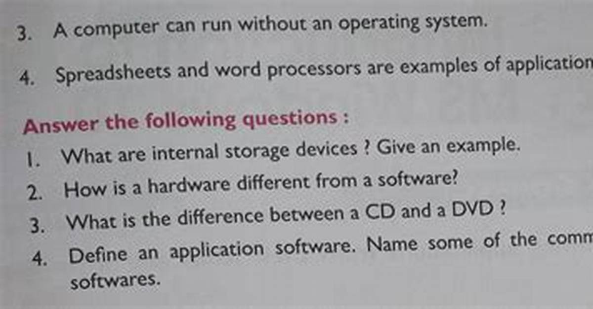 Question: Can a Computer Run Without Operating System?