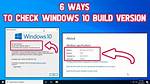 Question: How Check Windows Build Version Using Cmd?