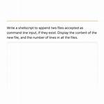 Question: How Do I Append Two Files in Unix?