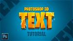 Question: How Do I Make Text 3D in Photoshop Cc?
