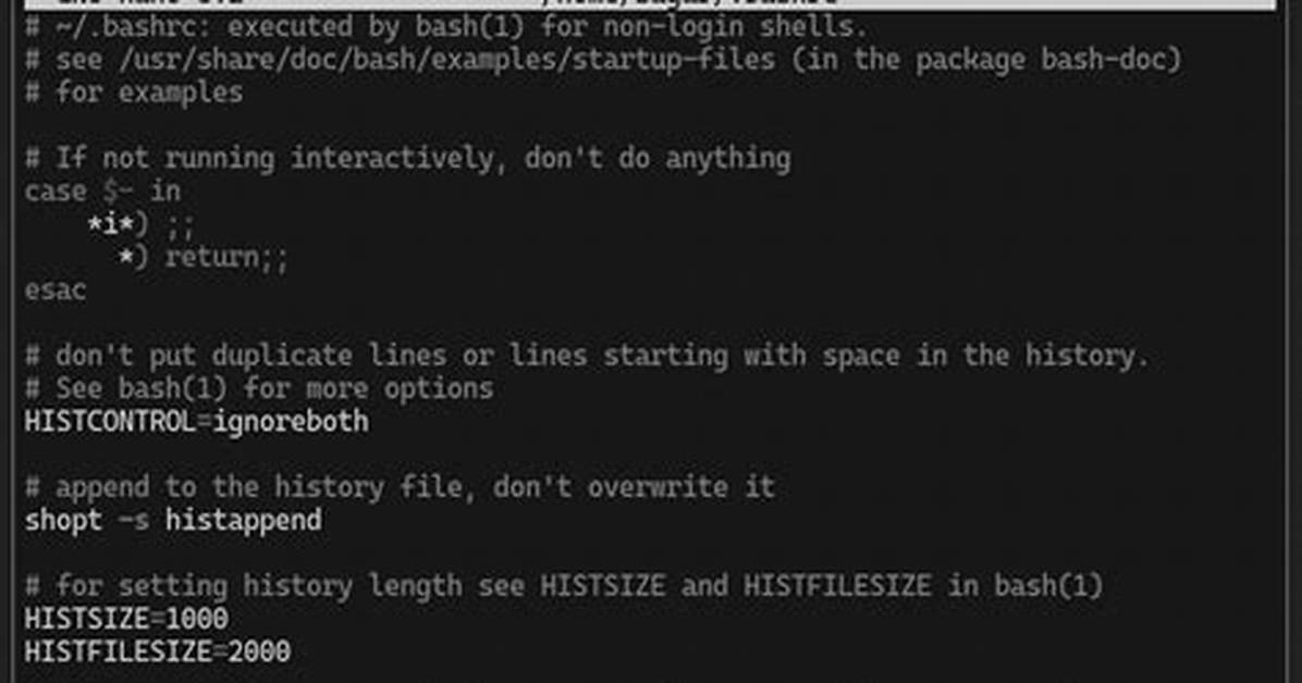 Question: How Do I Open a Bashrc File in Linux?