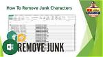 Question: How Do I Remove Junk Characters from a Unix File?