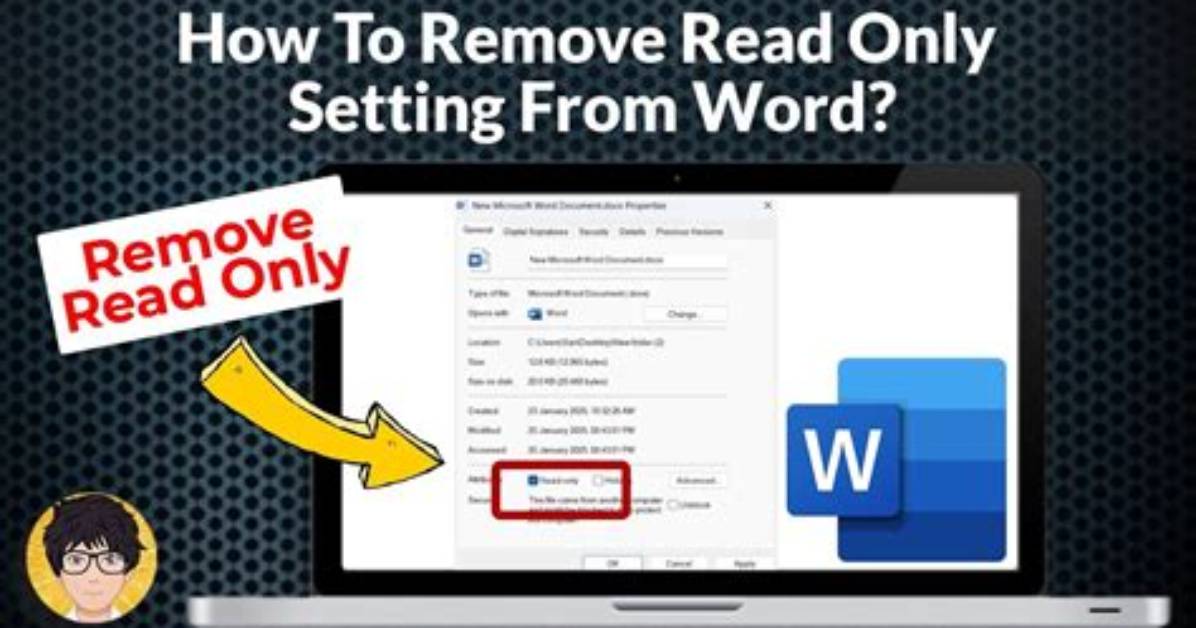 Question: How Do I Remove Read Only from Windows 10?