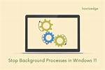 Question: How Do You Stop Background Processes in Linux?