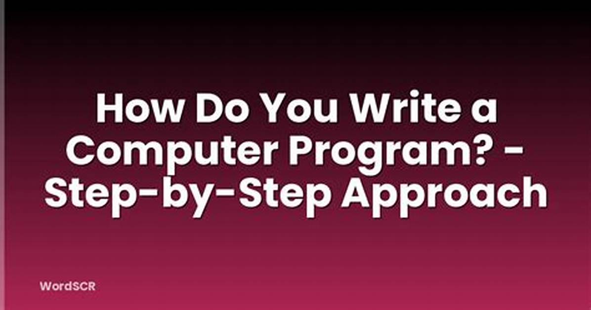 Question: How Do You Write a Program in Linux?