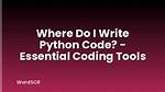 Question: How Do You Write Python Code in Linux Terminal?