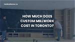 Question: How Much Does Millwork Cost