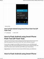 Question: How to Flash Android Phone Using Pc?