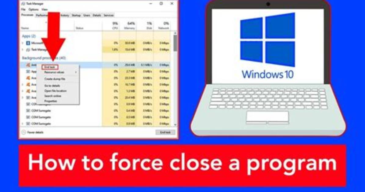 Question: How to Force Close a Program on Windows 10 Without Task Manager?