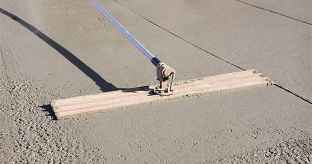 Question: How to Make a Bull Float for Concrete