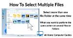 Question: How to Select Multiple Files Windows 10?