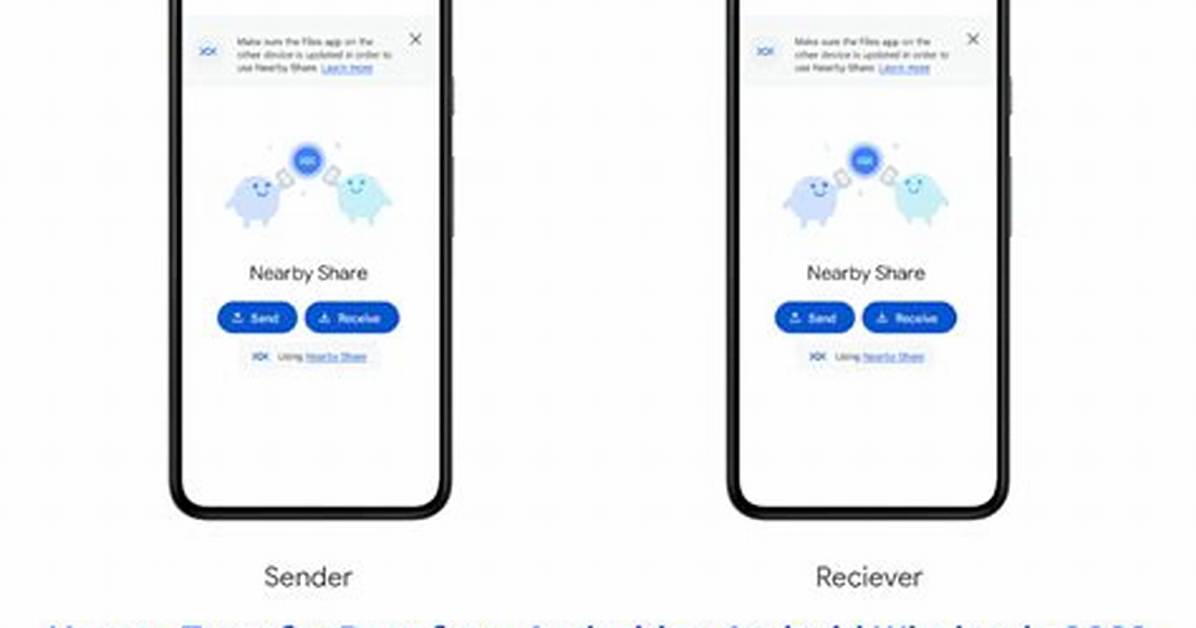 Question: How to Transfer Data from Android to Android?