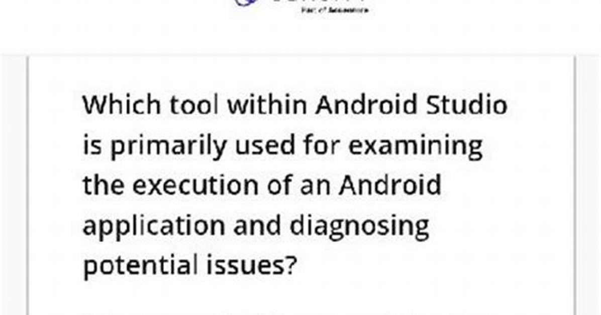 Question: Is Android Studio a Tool?