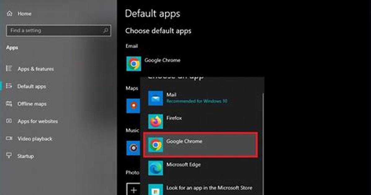 Question: What Does Default App Mean