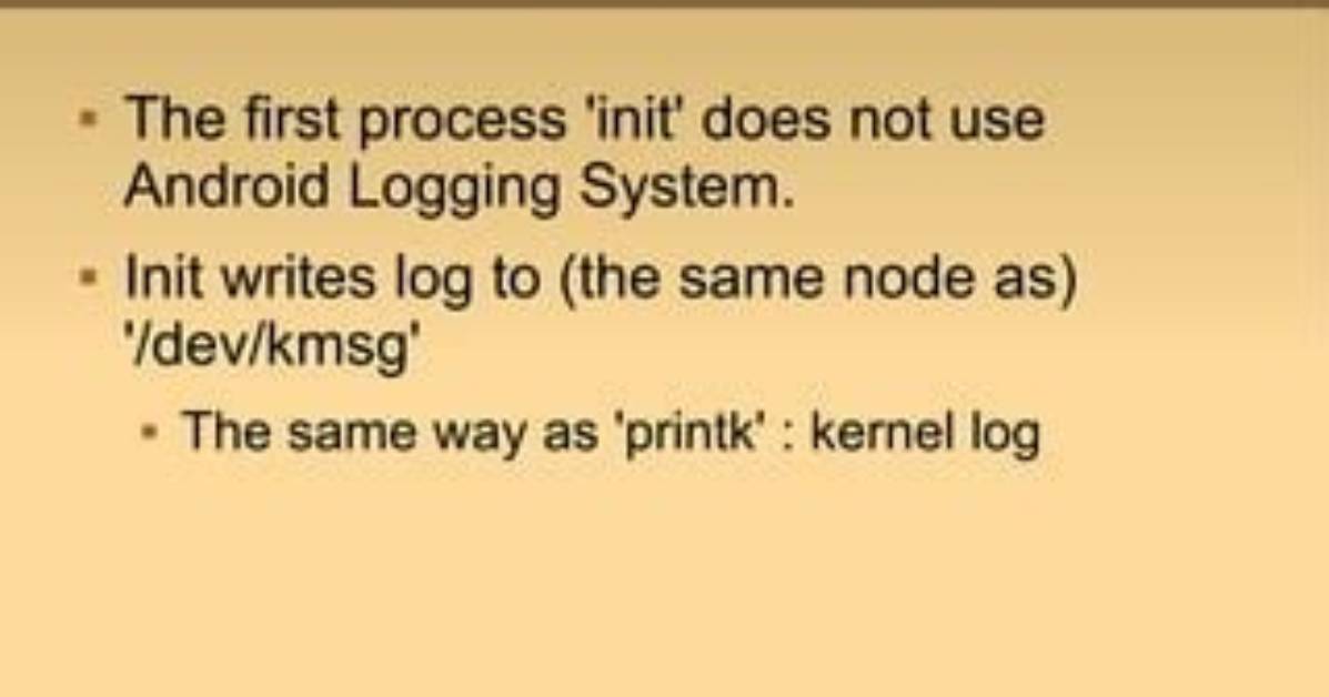 Question: What Init System Does Android Use?