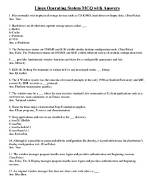 Question: Which Is Linux Operating System Mcq?