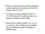 Question: Which Is the First Basic Unix Shell?