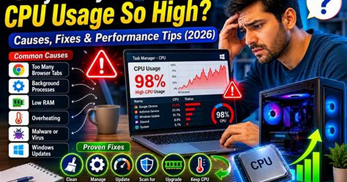 Question: Why Is Cpu Usage So High Windows 10?