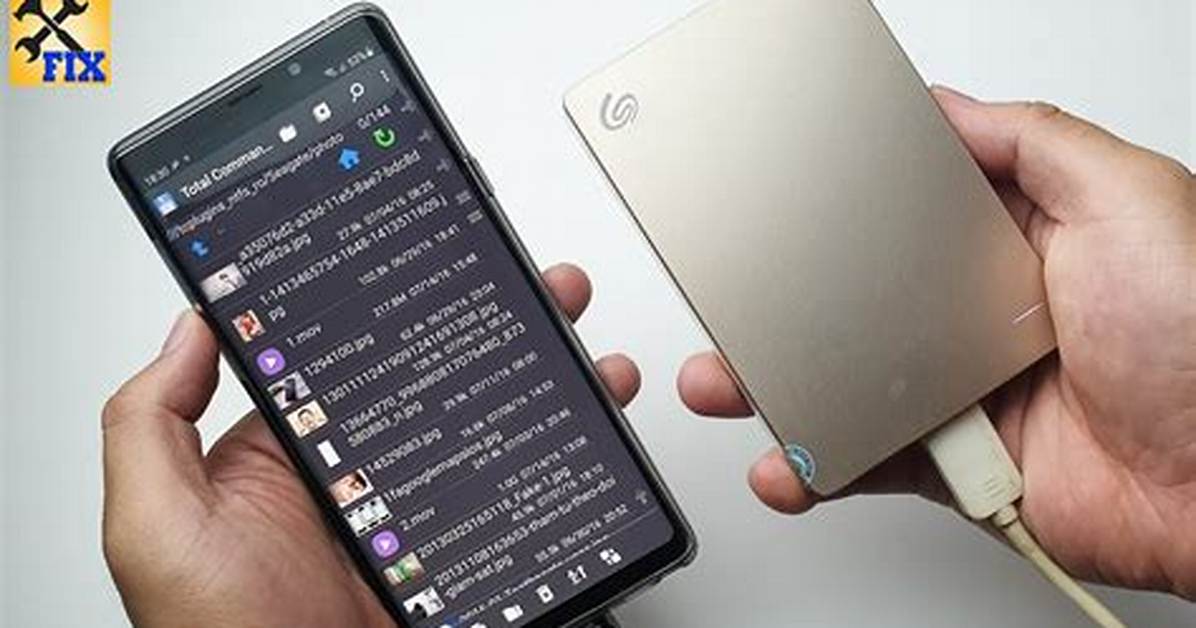 Quick Answer: Can Android Read External Hard Drive?