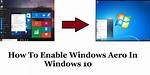 Quick Answer: How Do I Enable Aero in Windows 7?