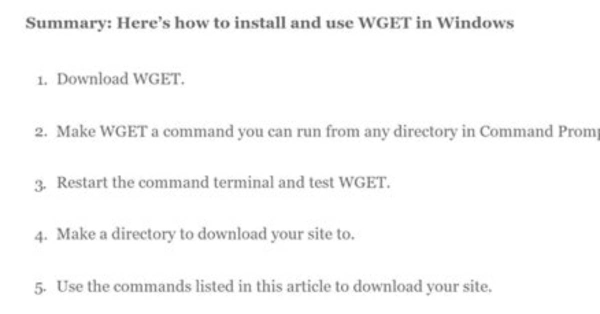 Quick Answer: How Do I Enable Wget in Linux?