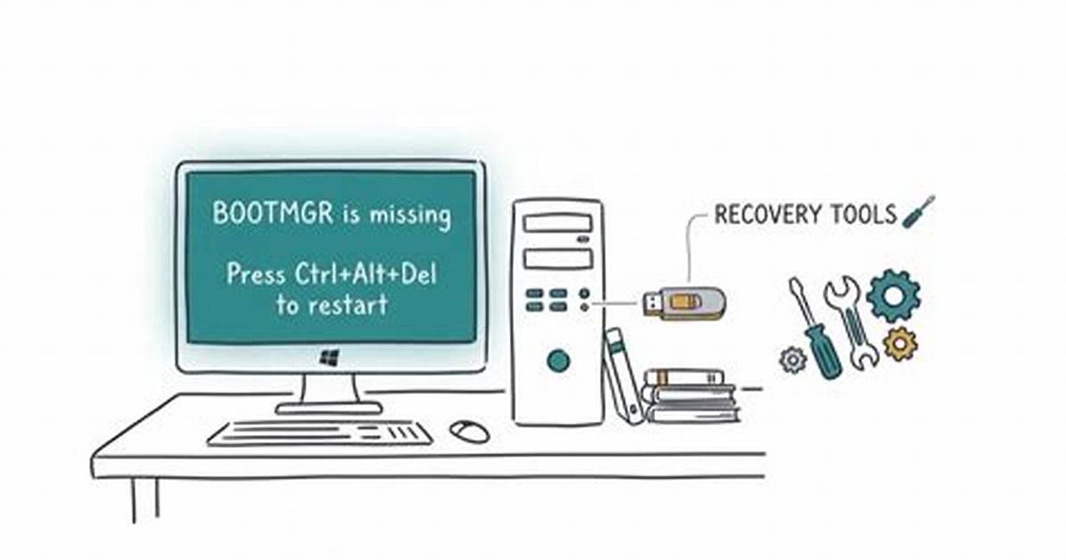 Quick Answer: How Do I Fix Bootmgr Is Missing in Windows 7 Without Cd?