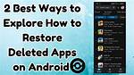 Quick Answer: How Do I Restore Apps on Windows 10?