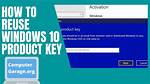 Quick Answer: How Do I Reuse Windows 10 Digital License?