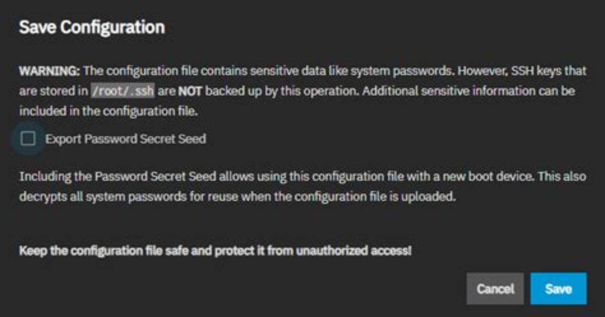 Quick Answer: How Do I Save Configuration in Linux?