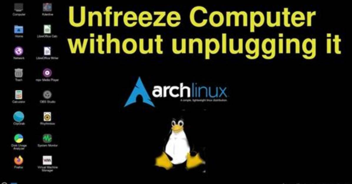 Quick Answer: How Do I Unfreeze Linux Mint?