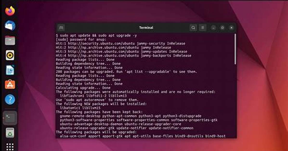 Quick Answer: How Do I Update Ubuntu from Terminal?