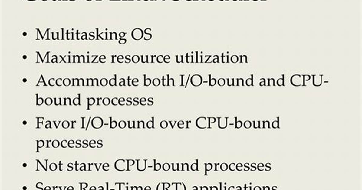 Quick Answer: How Does Linux Scheduler Processes?