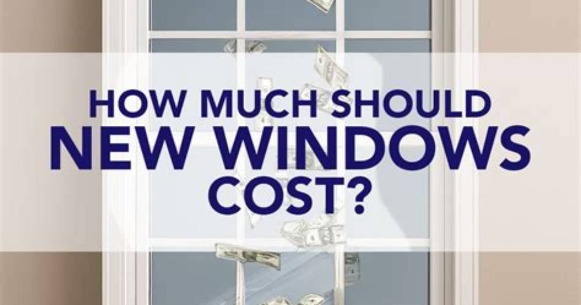 Quick Answer: How Much Are Replacement Windows?