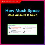 Quick Answer: How Much Space Does Windows 10 Take up?