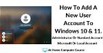 Quick Answer: How to Add Another User to Windows 10?