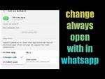 Quick Answer: How to Change Always Open with Android?