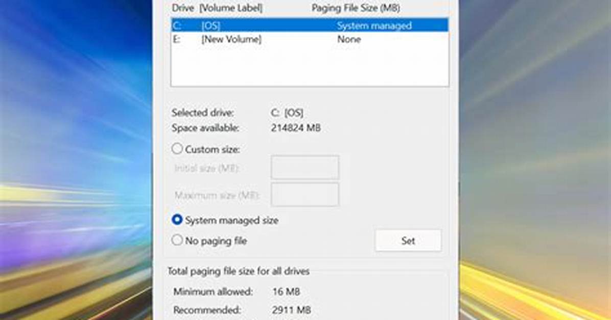 Quick Answer: How to Change Virtual Memory Windows 10?