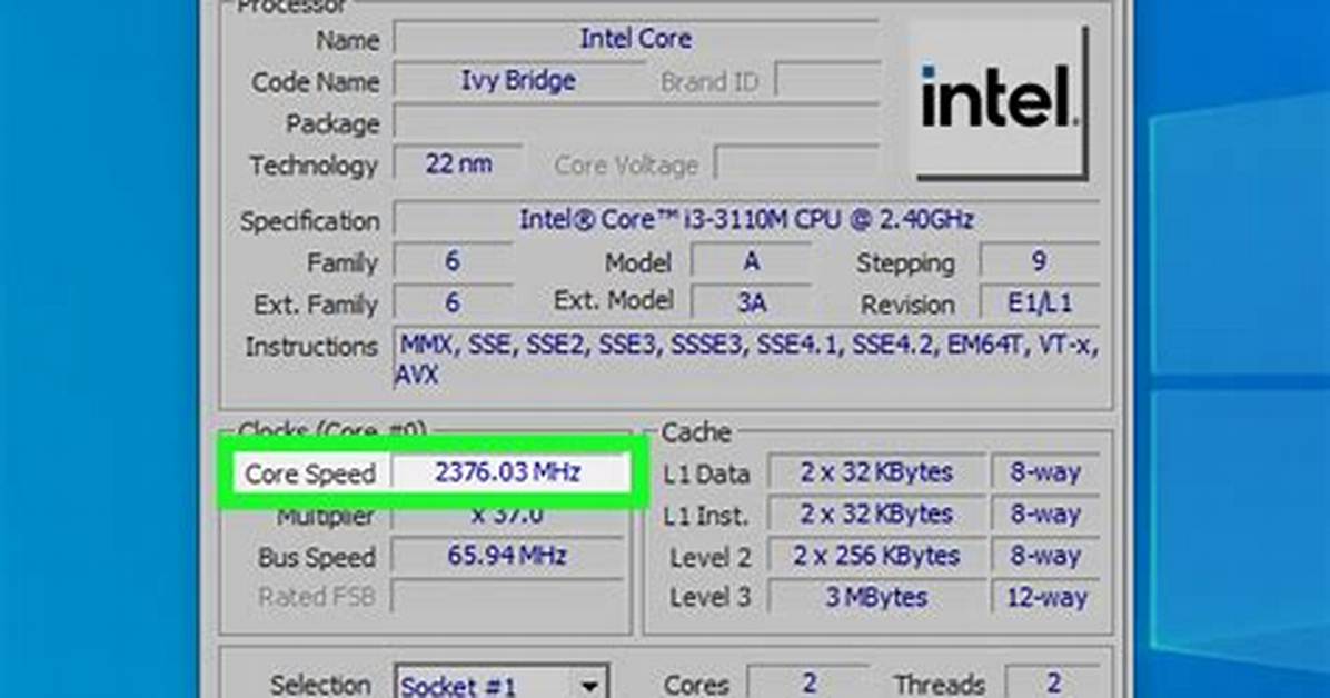 Quick Answer: How to Check Processor Speed Windows 10?