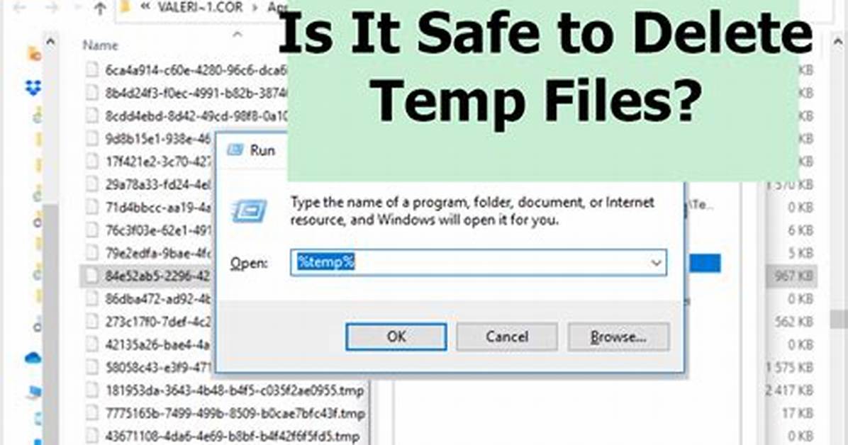 Quick Answer: How to Delete Temporary Files Windows 8?