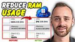 Quick Answer: How to Lower Ram Usage Windows 10?